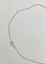 18K White Gold Real Natural Diamond Pendant Necklace for Women