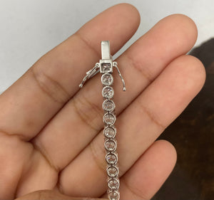 8.18ct Lab 7 inches Tennis Bracelet