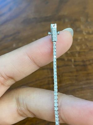 1CT Natural 7 inches Tennis Bracelet