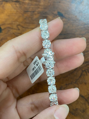 21.26 CT Lab 7 inches Tennis Bracelet