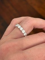 IGI certified 4.76ct lab diamond eternity band