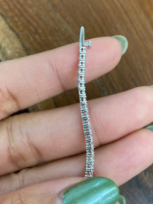 2.33 CT Lab 7 inches Tennis Bracelet