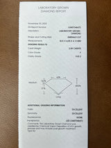 EMERALD CUT 14K WHITE GOLD ENGAGEMENT RING