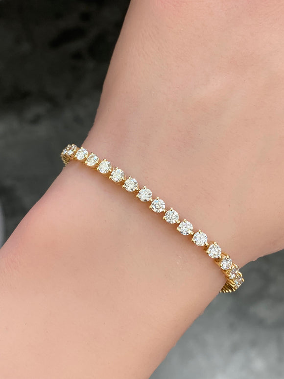 6.01 CT LAB 7.15 INCHES TENNIS BRACELET