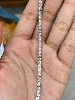 5.01 CT LAB 6.6 inches TENNIS BRACELET