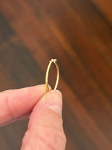 Yellow gold tapered baguette natural diamond band