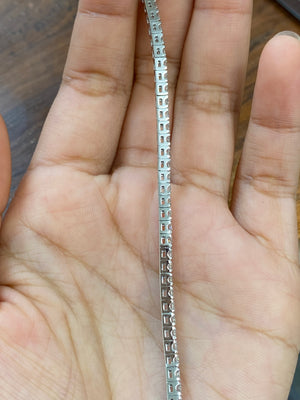 4.75 CT LAB 7.15 INCHES TENNIS BRACELET