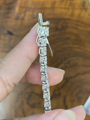18.37 CT Lab 7 Inches Tennis Bracelet