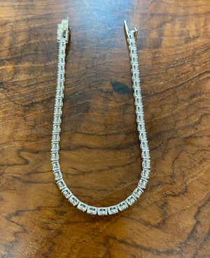 9CT Lab 7 inches Tennis Bracelet