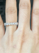 2.2 CT NATURAL ROSE CUT DIAMOND ETERNITY BAND