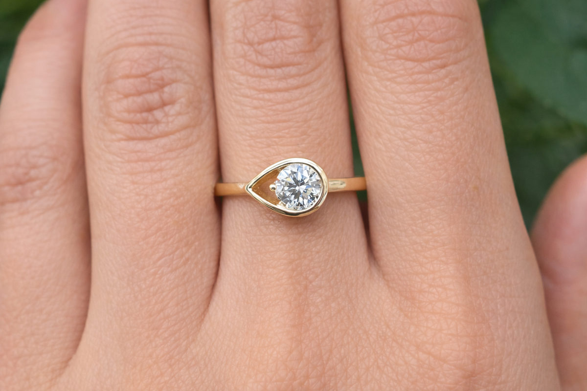 Lab Side Eye Side Eye 14K Lab Diamond Ring – AlexParkJewelry