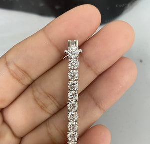 8.18ct Lab 7 inches Tennis Bracelet