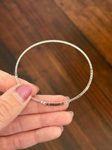 White gold 0.37ct natural diamond flex bracelet
