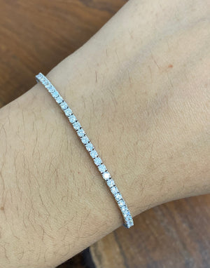 2.33 CT Lab 7 inches Tennis Bracelet