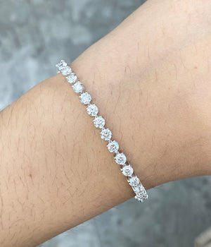 6.45 CT lab 7 inches Tennis Bracelet