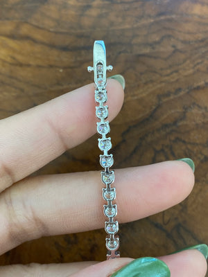 6.45 CT lab 7 inches Tennis Bracelet