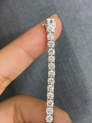 7.75 CT LAB 7.15 INCHES TENNIS BRACELET