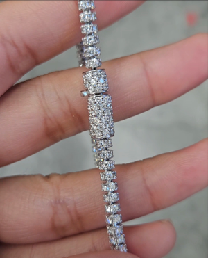 10.01 CT Lab 7 inches Diamond Bracelet