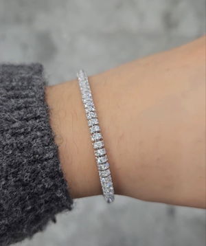 10.01 CT Lab 7 inches Diamond Bracelet