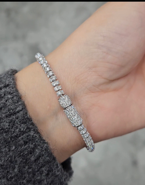 10.01 CT Lab 7 inches Diamond Bracelet