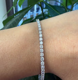 3.6CT Round Lab Diamond Tennis Bracelet