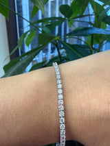 3.6CT Round Lab Diamond Tennis Bracelet
