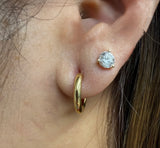 18KT Yellow Gold Hoop Earrings