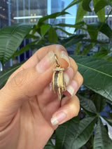 Middle Finger Diamond Charm 14k