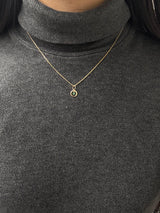 Natural Emerald Ruby Charm 14K