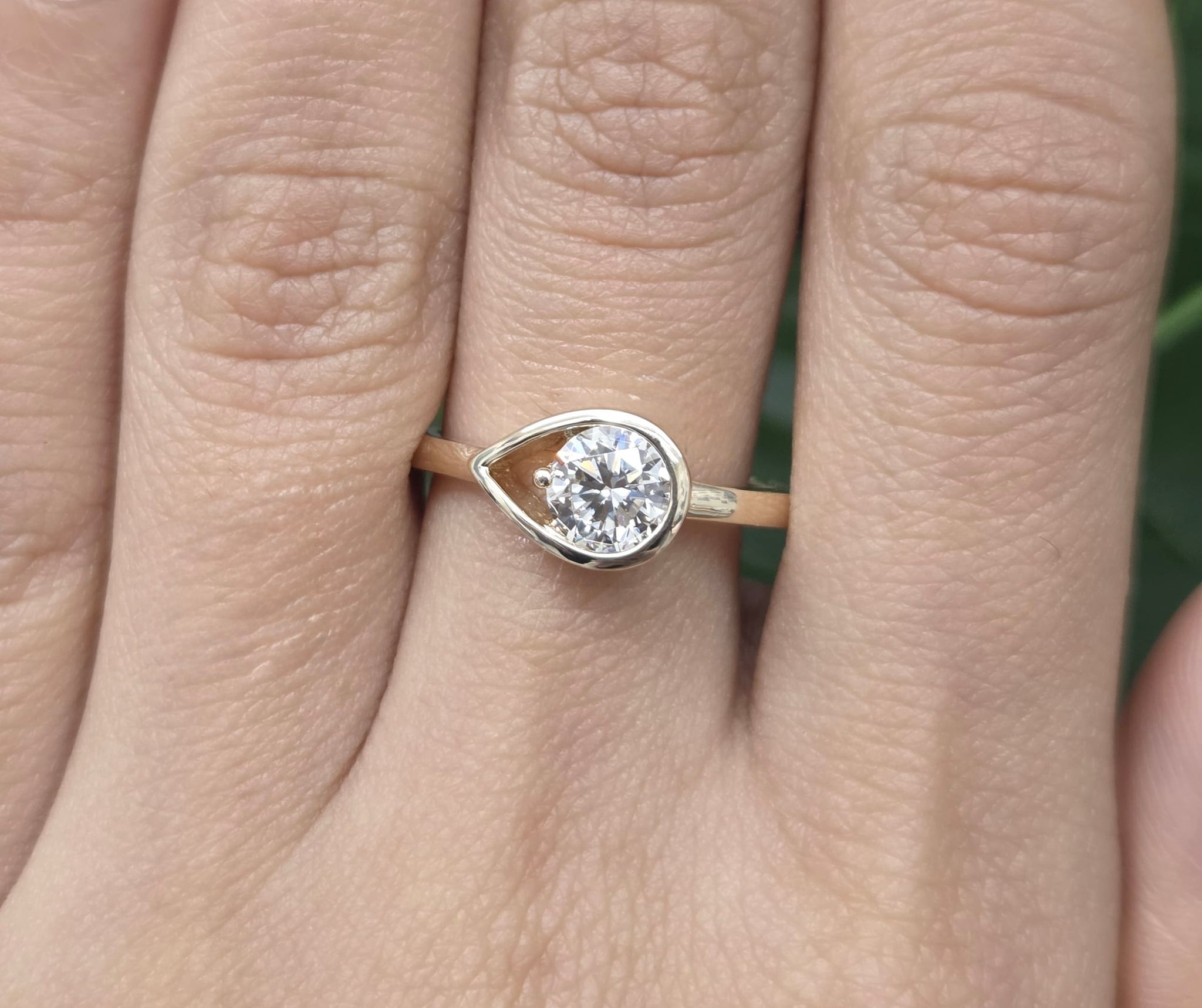 Side Eye 14K Lab Diamond Ring