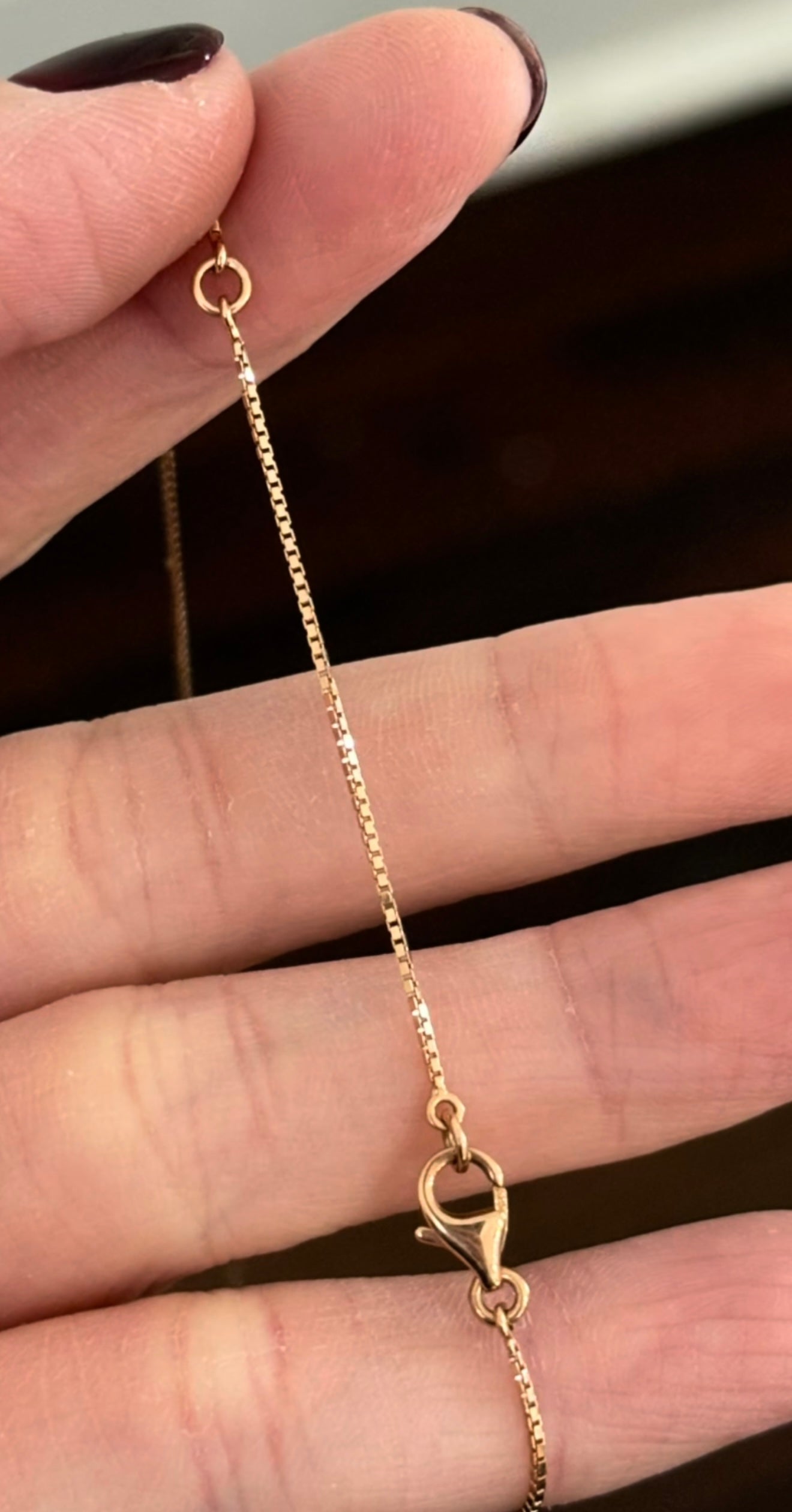 Rose & White Gold Lab Diamond Necklace