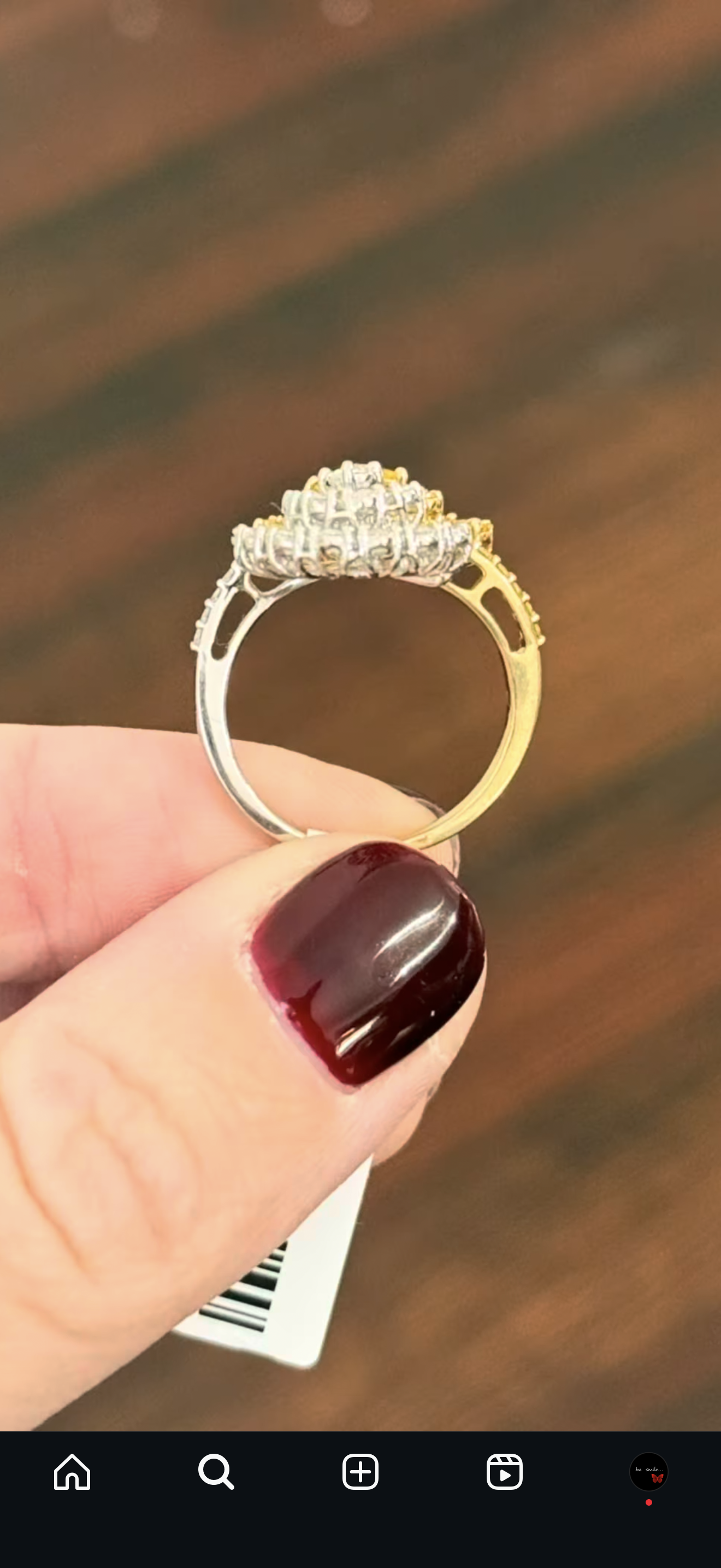 Yellow & Pear Shape Lab Diamond Ring