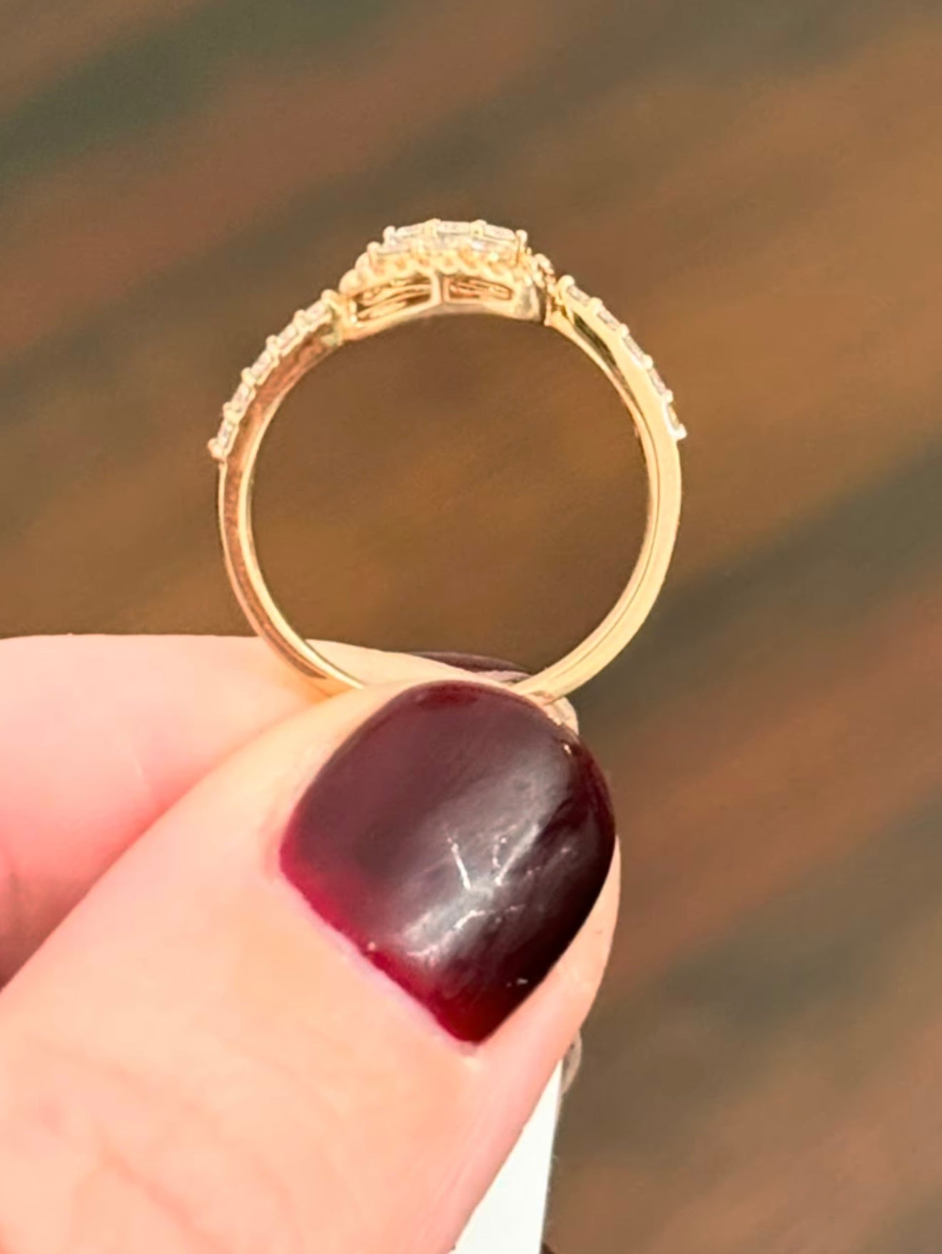 Rose Godl Lab Diamond Ring