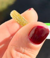 Yellow Lab Diamond Band