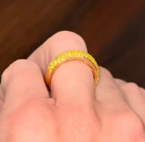 Yellow Lab Diamond Band