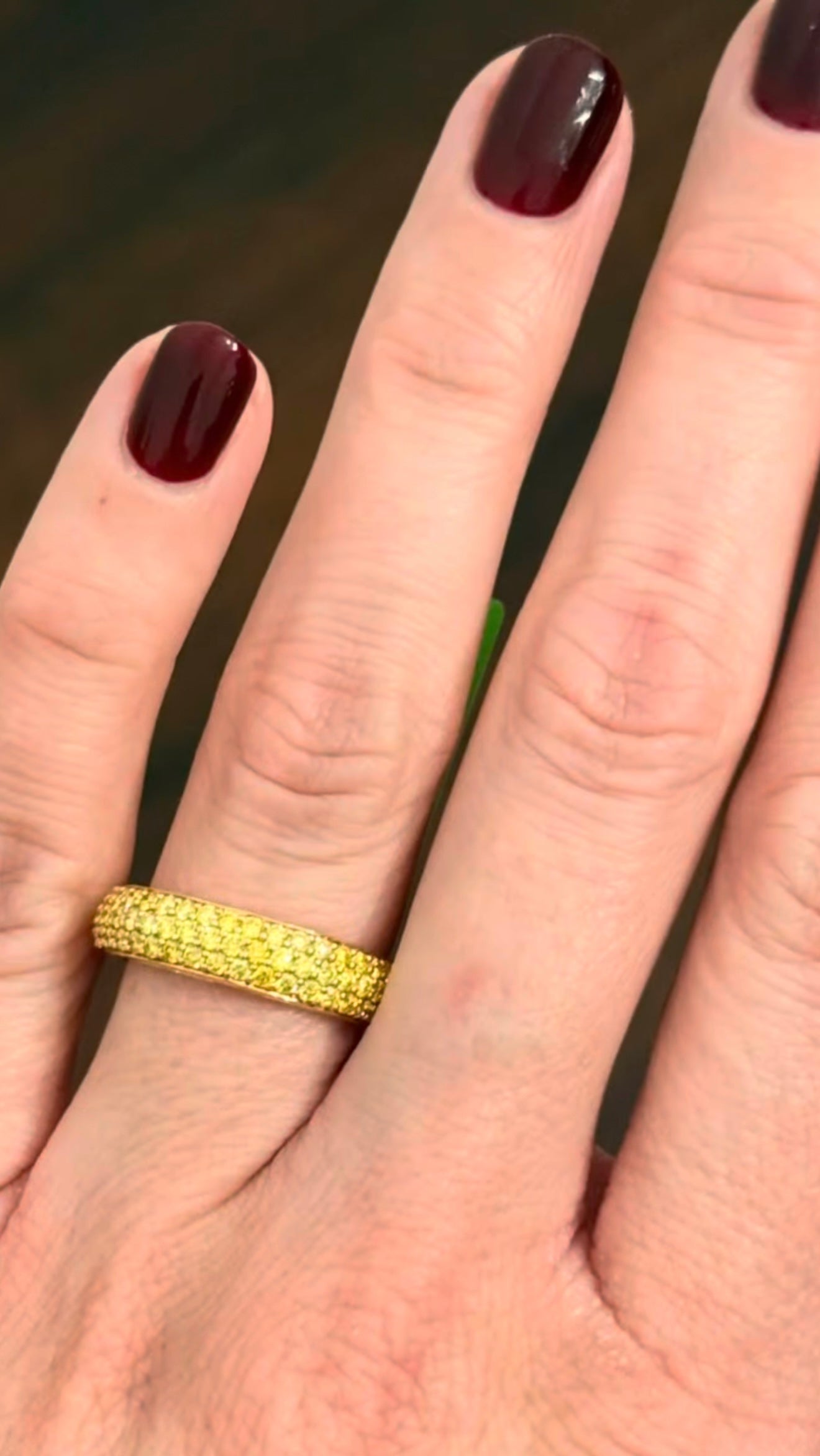 Yellow Lab Diamond Band