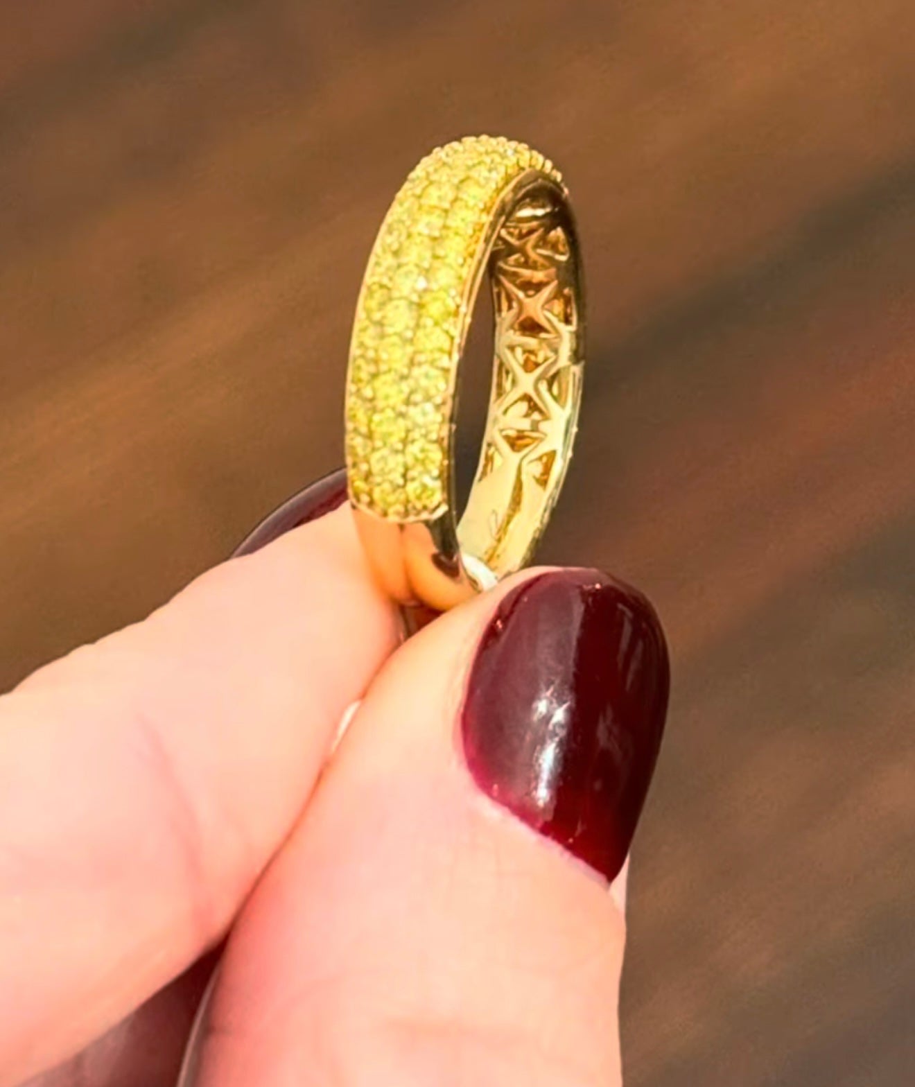 Yellow Lab Diamond Band