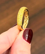 Yellow Lab Diamond Band