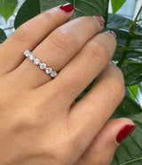 Lab Diamond Platinum Wedding Band