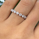 Lab Diamond Platinum Wedding Band