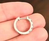 15mm 1.13ct Lab Diamond Hoops