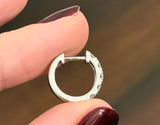 13.1mm 0.85ct Lab Diamond Hoops