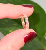 14.8mm 0.74ct Lab Diamond Hoops