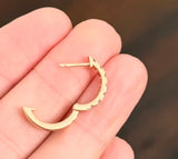 14.8mm 0.74ct Lab Diamond Hoops