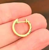 12.9mm 0.64ct Lab Diamond Hoops