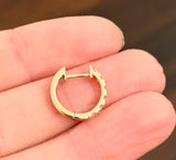 12.9mm 0.64ct Lab Diamond Hoops