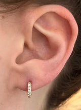 10.4mm 0.18ct Lab Diamond Huggies