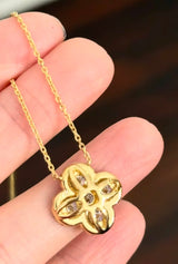 1.87ct Lab Diamond Clover Necklace