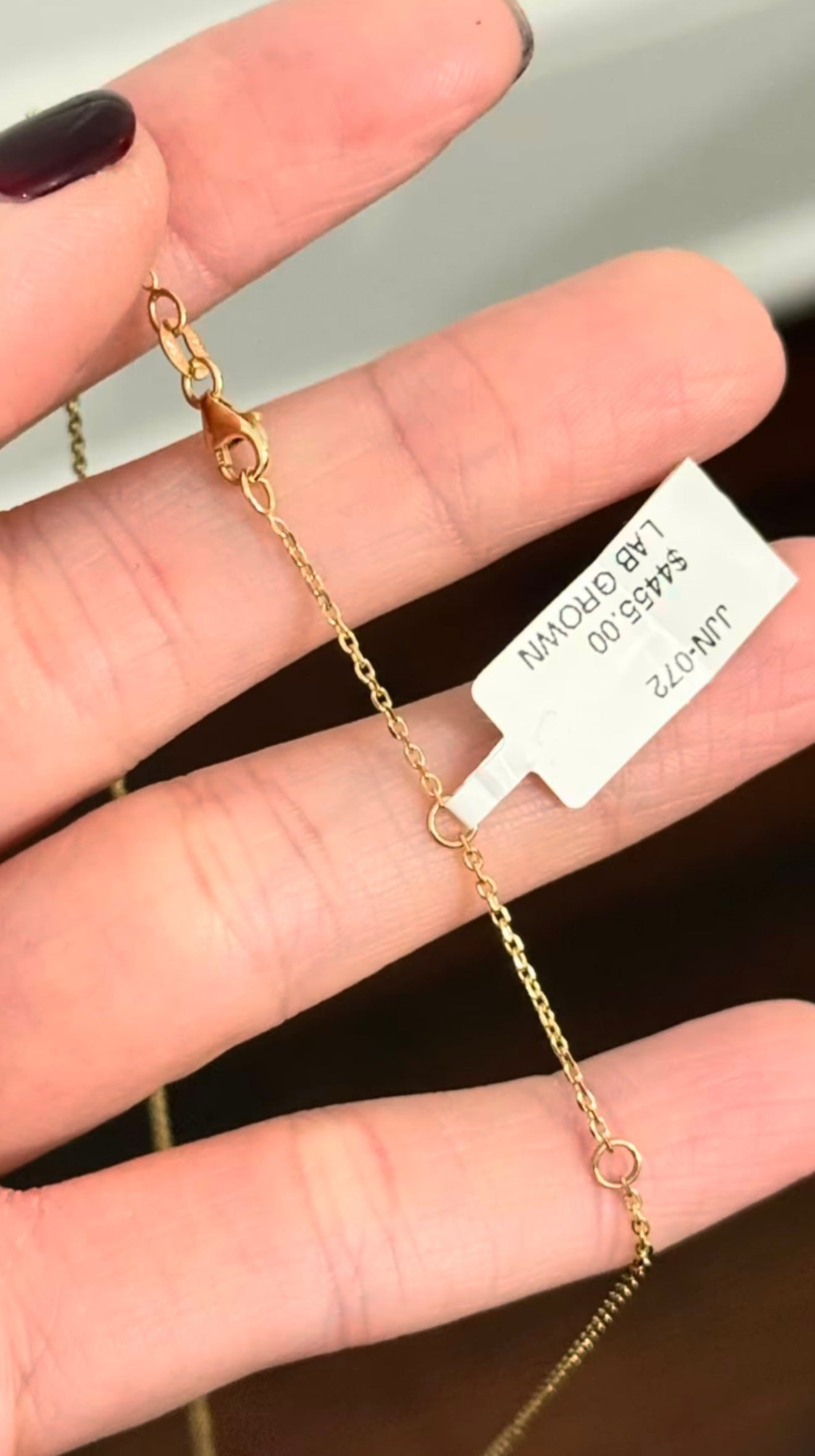 1.87ct Lab Diamond Clover Necklace