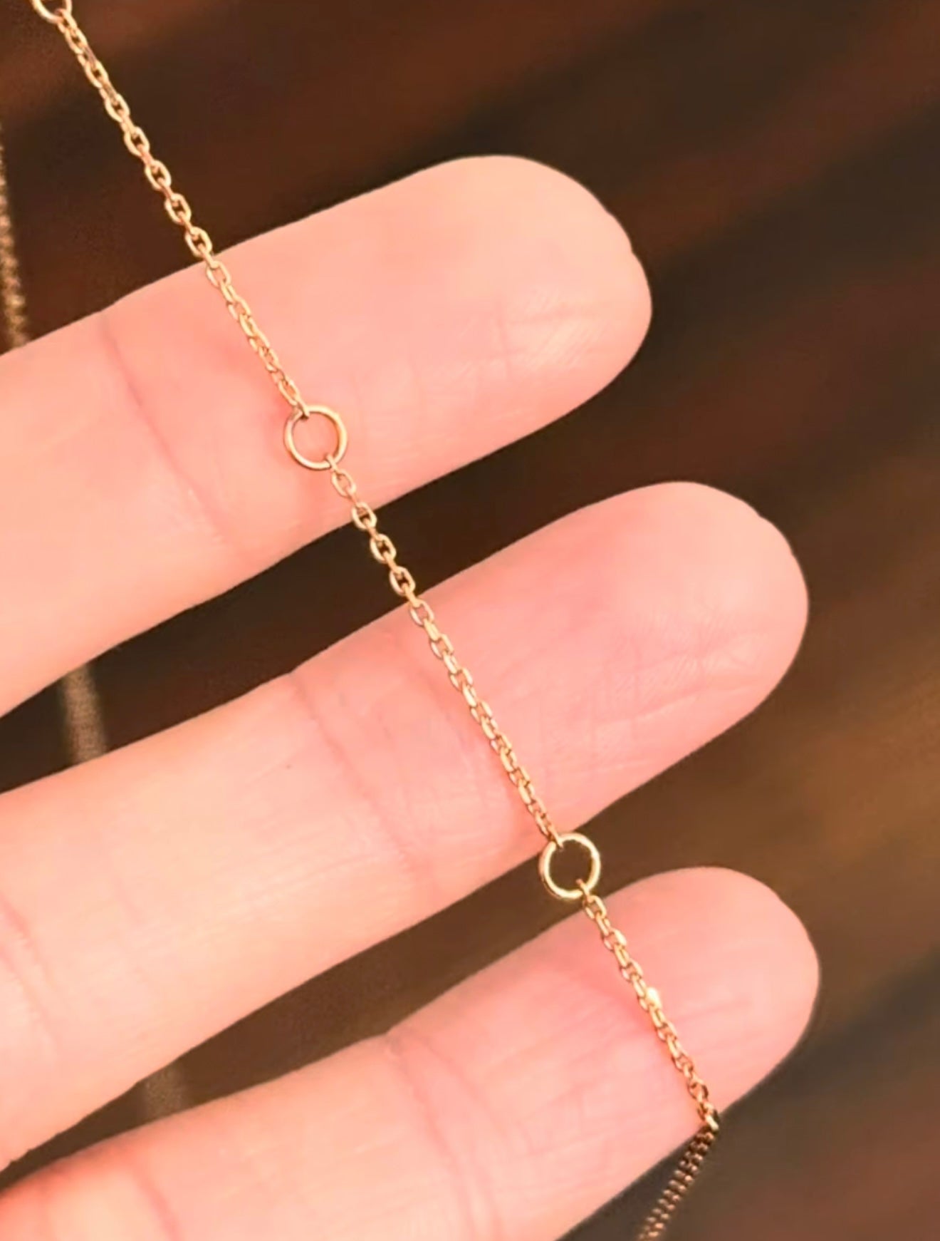 Rose Gold Lab Diamond Necklace